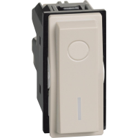 Ключ за бойлер 1 модул 16A /двуполюсен/ цвят Крем Living Now Bticino