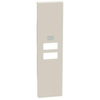 Лицев панел за USB розетка тип 2xA/2xC/A+C 1 мод. цвят Крем Living Now Bticino