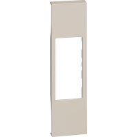 Лицев панел за единични розетки RJ45/LED лампа K4381/RCA 1 мод. цвят Крем Living Now Bticino