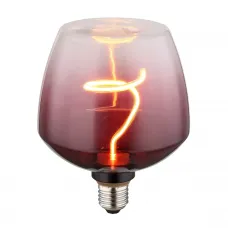 Globo LED LEUCHTMITTEL GLAS BROMBEERFARBEN, 1XE27 LED 11539B