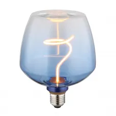 Globo LED LEUCHTMITTEL GLAS PETROL, 1XE27 LED 11539P