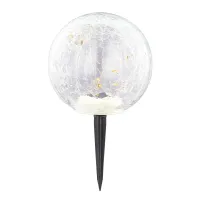 Globo SOLARLEUCHTE KUNSTSTOFF SCHWARZ, 15XLED 33288