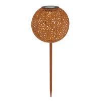 Globo SOLARLEUCHTE METALL ROSTFARBEN, 1XLED 33628R