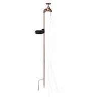 Globo SOLARLEUCHTE METALL GOLDFARBEN, 60XLED 336522