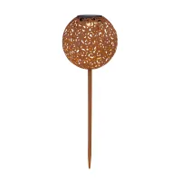 Globo SOLARLEUCHTE METALL ROSTFARBEN, 1XLED 33743R