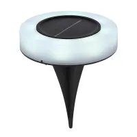 Globo SOLARLEUCHTE KUNSTSTOFF SCHWARZ, 8XLED 36414-2