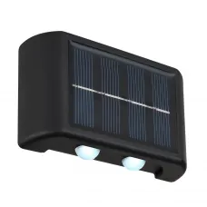 Globo SOLARLEUCHTE KUNSTSTOFF SCHWARZ, 4XLED 36492-3