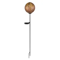Globo SOLARLEUCHTE METALL SCHWARZ, 1XLED 36560