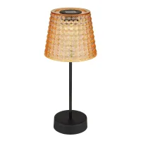 Globo SOLARLEUCHTE KUNSTSTOFF SCHWARZ MATT, 1XLED 36634-2A
