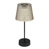 Globo SOLARLEUCHTE KUNSTSTOFF SCHWARZ MATT, 1XLED 36634-2S