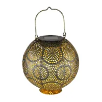 Globo SOLARLEUCHTE METALL GOLDFARBEN, 1XLED 36743