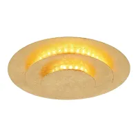 Globo DECKENLEUCHTE METALL GOLDFARBEN, 1XLED 48465-18