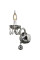 Аплик TULIA BLK82041WSGC Aca Lighting 1xE14