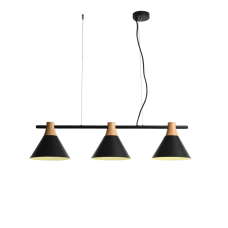 Модерен полилей STOCKHOLM EF18P385BK Aca Lighting 3xE27