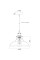 Пендел SMYRNA KS1295PAM1BK Aca Lighting 1xE27