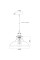 Пендел SMYRNA KS1295PCL1BK Aca Lighting 1xE27