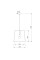 Пендел TWIGGY V35183BS Aca Lighting 1xE27