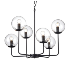 Винтидж полилей DELOS OD905806PCL Aca Lighting 6xE14